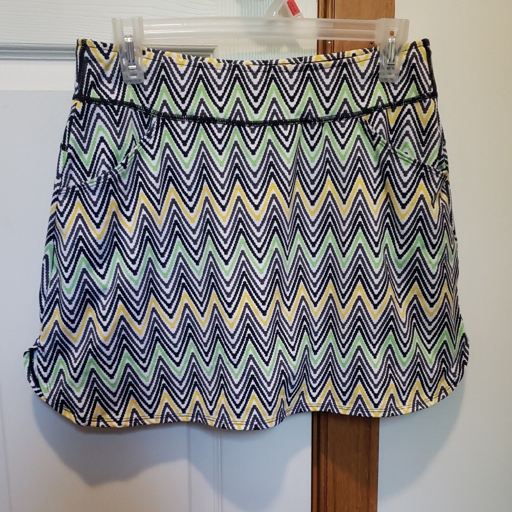 Jockey Pattern Skort Size Small